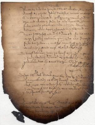 Court proceedings, 16 December Anno 1649