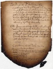 Extraordinary session, 17 December Anno 1649