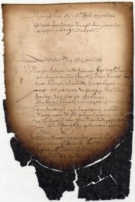 Court proceedings, 28 April Anno 1650