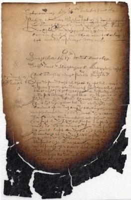 Court proceedings, 17 December Anno 1648