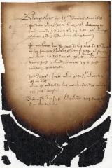 Court proceedings, 19 January Anno 1651