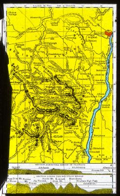 N.Y. Map Catskill Mts