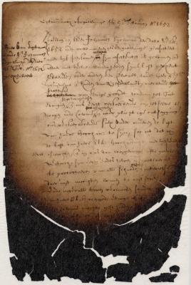 Extraordinary session, 9 February Anno 1652
