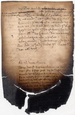 [Court proceedings], 25 March Anno 1652