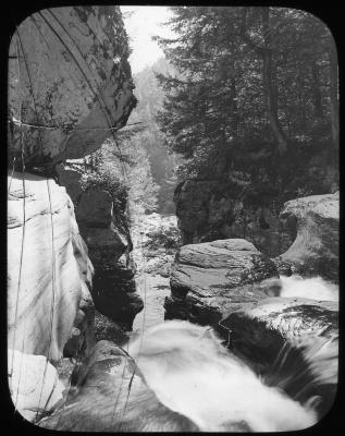 N.Y. Catskill Mts. Fawn's Leap, looking Down.