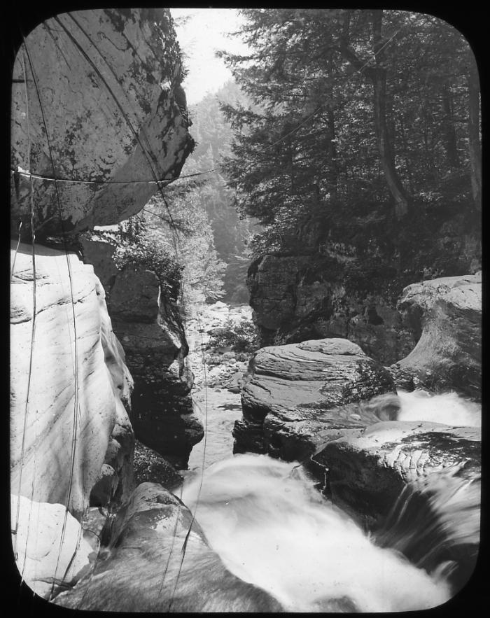N.Y. Catskill Mts. Fawn's Leap, looking Down.