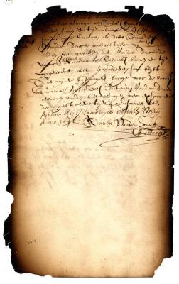 Promissory Note of Adriaen van der Donck to Pay Thomas Chambers a Sum of Money for which De Hooges Agrees to be Security