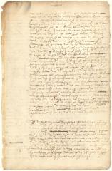 Mandamus to Brant van Slichtenhorst to appear before the director general and council to answer such complaints as will be made against him.  October 31, 1648.  Original draft in the handwriting of Petrus Stuyvesant.