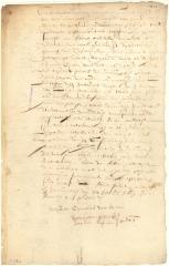 Deed from Jan Cornelissen from Hoorn to Albert Pietersen, trumpeter, of a part of a lot on Manhattan island