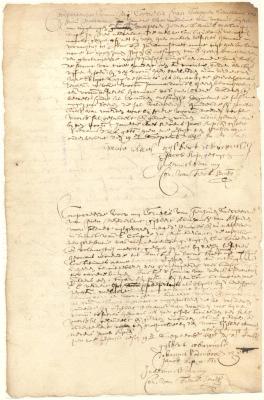 Power of attorney from Janntje Claes, widow of Urbanus Luyersen, to her mother, Beatrix Hermans, to collect wages earned by her deceased husband on the ship De Princes