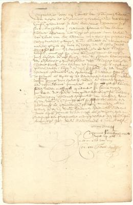 Power of attorney from Heinrich Heinrichs to Jacob Pergens to collect wages earned in the service of the West India Company on the ship De Princes