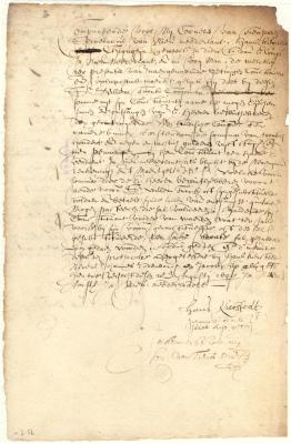 Power of attorney from Dr. Hans Kierstede to Willem Turck to collect money due him from the West India Company