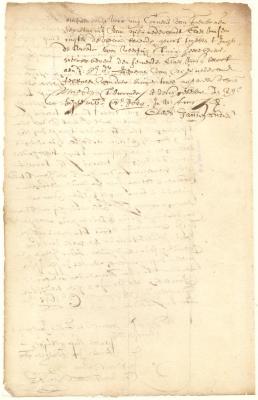 Promissory note of Claes Jansen Ruyter to the director general of New Netherland for the purchase money of the yacht De Vreede