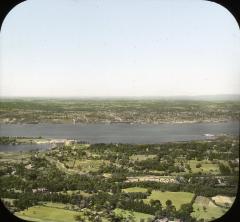 Panorama west from Mount Beacon