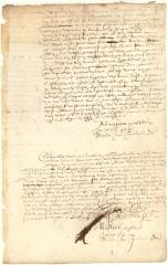 Deed from Abraham Pietersen to Hendrick Egbertsen of a lot on Manhattan Island