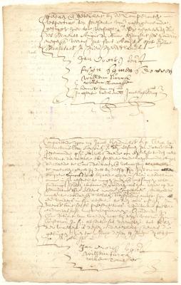 Power of attorney from Jan Evertsen Bout to his wife to take care of his affairs during his absence in Holland