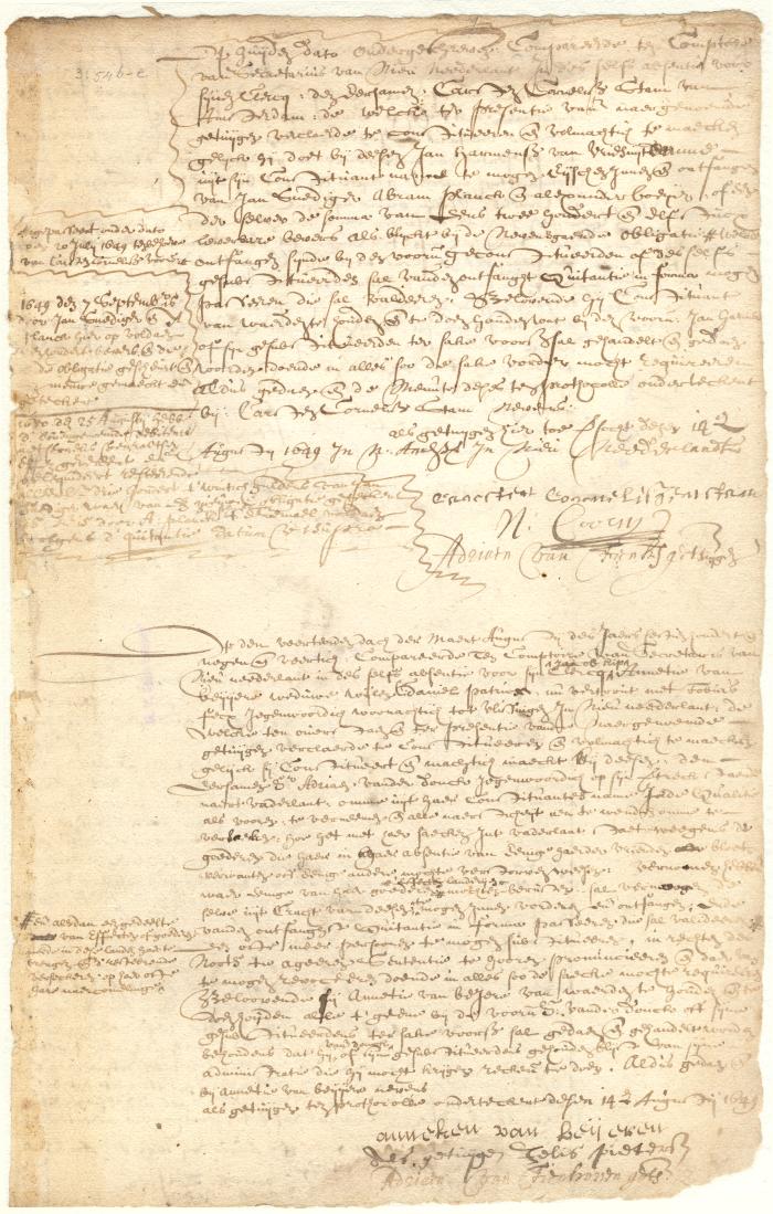 Power of attorney from Annetie van Beyeren, wife of T. Feecx, to A. van der Donck to collect inheritances in Holland