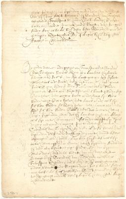 Deed from Cornelis van Tienhoven to Lambert Huybertsen Klomp of a lot in the Smith's valley, on Manhattan Island