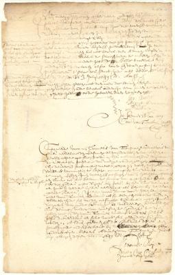 Declaration of G. Baxter and others that they saw Commissary Keyser examine beavers in the public store and later saw him with beavers under his arm