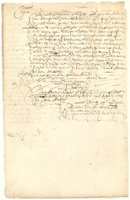 Assignment by Capt. Willem Blauevelt and others of the privateer La Garce to Kempo Sybada of their respective shares of the prize money accruing from the capture of the ship Tabasco