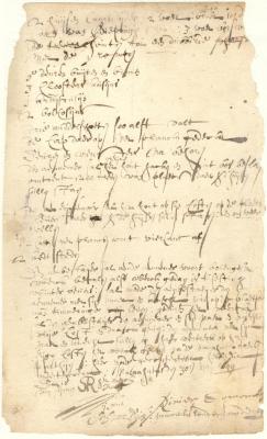Contract of Symon Root and Reinier Somensen to build two houses for Paulus Leendersen van der Grift
