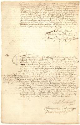 Power of attorney from Willem Beeckman to Geertruyt Plantius to collect money earned by him in the service of the WIC on the ship De Princes