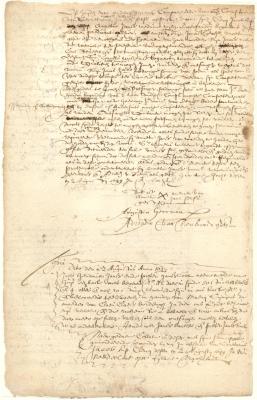 Power of attorney from Annetje Jans, widow of the late E. Bogardus, to Cornelis Willemsen Bogaert to receive money due by the WIC to her late husband and her mother, deceased