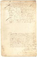 Bond of Director General Stuyvesant for the repayment of money borrowed from the deacons of New Netherland