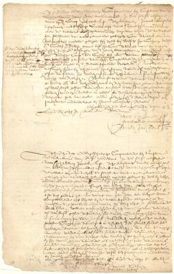 Power of attorney from Jacob Loper to Cornelis Melyn to collect money due him for his service on the island of Curaçao