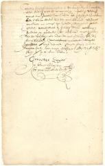 Power of attorney from Cornelis Segersen to Philip de Truy to demand ten beavers from Jacobus van Curler