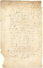 Deed from Cornelis Groesens to Lubbertus van Dincklagen for land on Manhattan Island