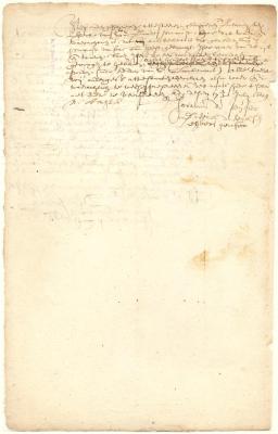 Affidavit of Johannes de Peyster and others as to iron imported from Boston by David Provoost