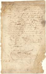 Power of attorney from Jellis Jansen to Daniel Litscho to collect wages earned by him and his father, Jan Andriessen, deceased, on the ship Jonge Prins van Denemarcken