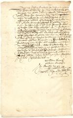 Affidavit of Willem Turck and Pieter Broensen as to a statement made by Jan Harmensen regarding the ownership of brandy shipped in David Provoost's ketch