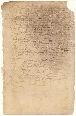 Deed from Henry Piers to Pieter Soutenburgh of Gregorius’ plantation on Manhattan Island