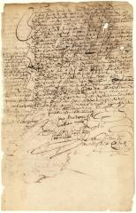 Contract of sale from Pieter Stoutenburch to Jan Hendricksen Steelman of a lot on Manhattan Island