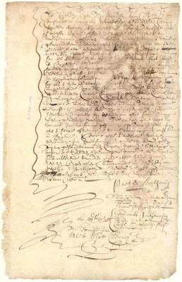 Bill of sale from Pieter Antony to Teunis Dircksen of a half-interest in the yacht Zeepaert