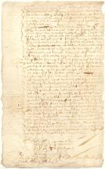 Contract of Juriaen Hendricksen to build a house for Adriaen Dircksen Coen