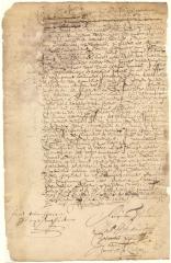 Deed from Augustin Herrman to Cornelis van Werckhoven as executor of the will of Pieter Gabry, deceased, of his house and lot in New Amsterdam