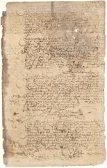 Bonds of Johannes Gillissen Verbrug, Govert Loockermans, Hendrick Jacobsen Patervaer, and Pieter Schabanck as security for certain goods shipped in the Bonte Koe