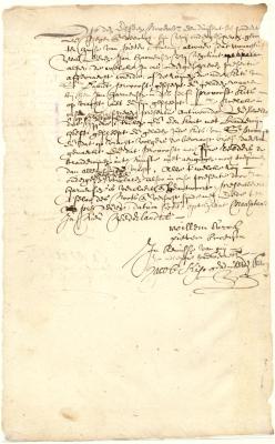Affidavit of Willem Turck and Pieter Broensen as to a statement made by Jan Harmensen regarding the ownership of brandy shipped in David Provoost's ketch