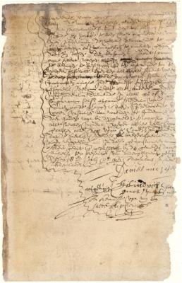 Power of attorney from Daniel Michielsen to David Provoost to appear for him in a suit with Cornelis Melyn