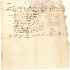 List of goods in Calebuys’ chest