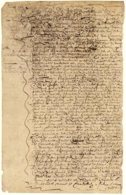 Contract of sale from Jochem Pietersen Kuyter to Director Stuyvesant, Luycas Rodenborch and Cornelis de Potter of three fourths of his land called Zegendael on Manhattan Island