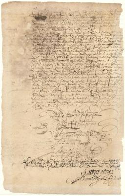 Deed from Lowies Papeljou to Joris Stevensen of his half-interest in the plantation described in the preceding deed