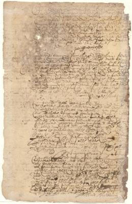 Bonds of Jacob Hendricksen Kip, Pieter Anthony, Benjamin van de Water, and Allard Anthony as security for certain goods shipped in the Bonte Koe