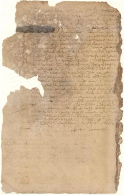Deed from Pieter Cornelissen to Jacob Hendricksen Kip of a lot on Manhattan Island