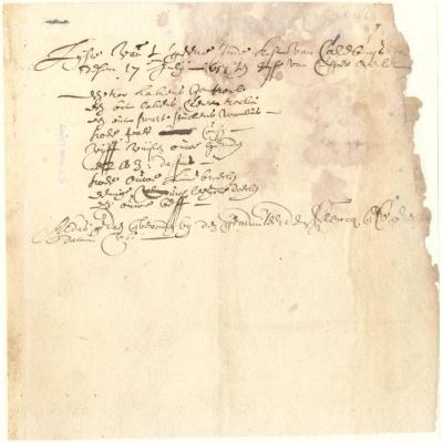 List of goods in Calebuys’ chest