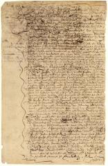 Contract of sale from Jochem Pietersen Kuyter to Director Stuyvesant, Luycas Rodenborch and Cornelis de Potter of three fourths of his land called Zegendael on Manhattan Island