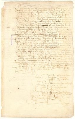 Deed from Wessel Evertsen to Rut Jacobsen of a lot on the Highway on Manhattan Island